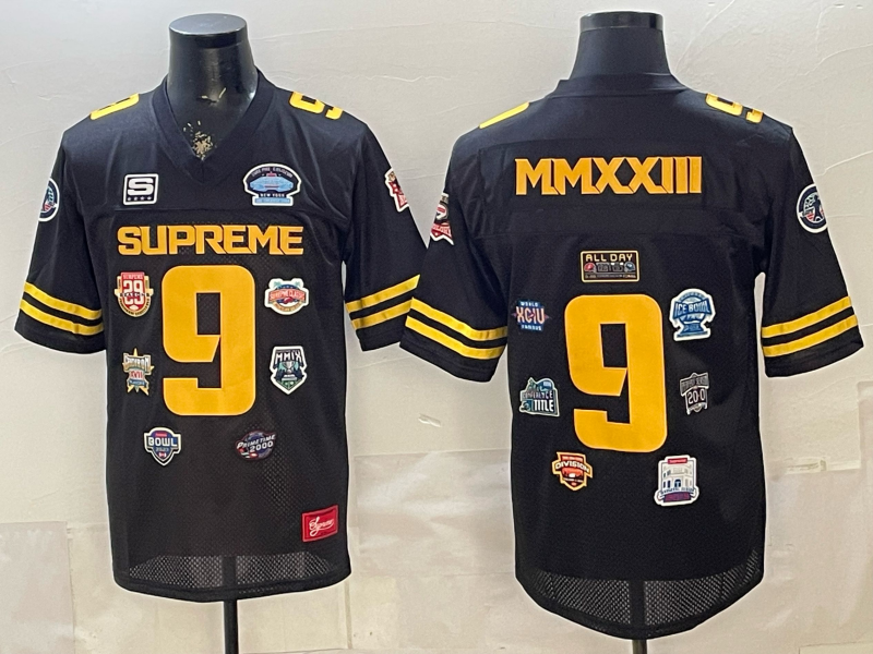 Men 2026 NCAA black jersey 0419002